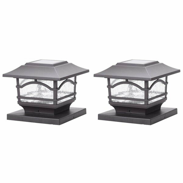 Grandiosidad Solar Post Cap & Deck Railing Lights - Dark Bronze GR3689047